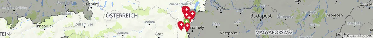 Map view for Pharmacies emergency services nearby Draßmarkt (Oberpullendorf, Burgenland)
